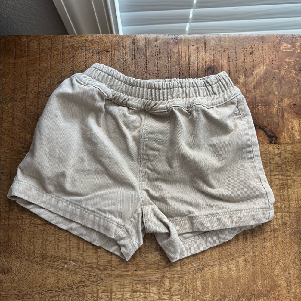 TBBC Boys Sheffield Beige Elastic Waist Shorts